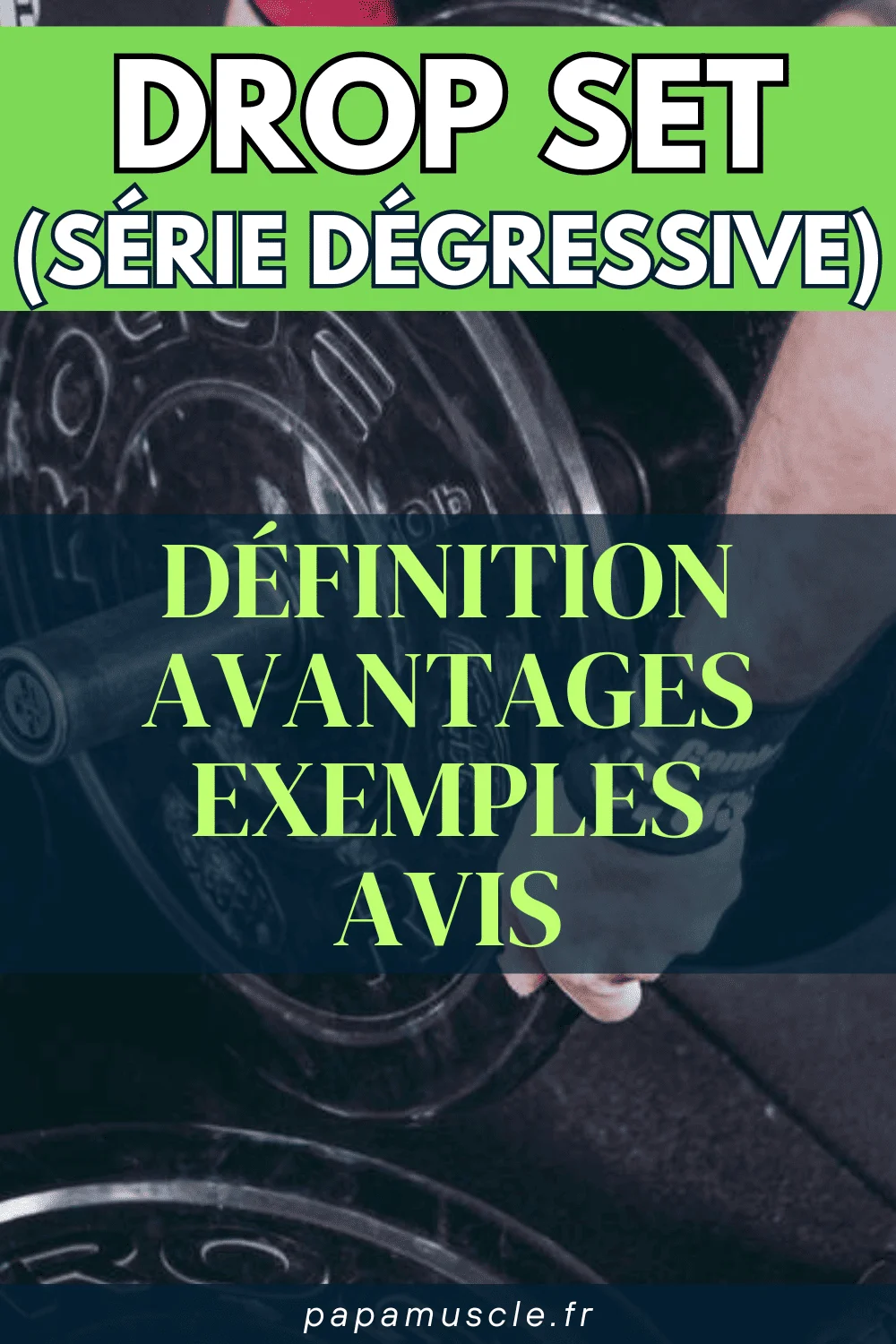 drop set musculation