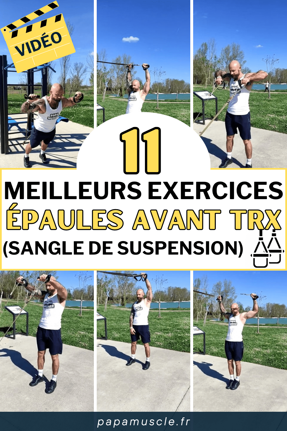 exercices épaules avant trx