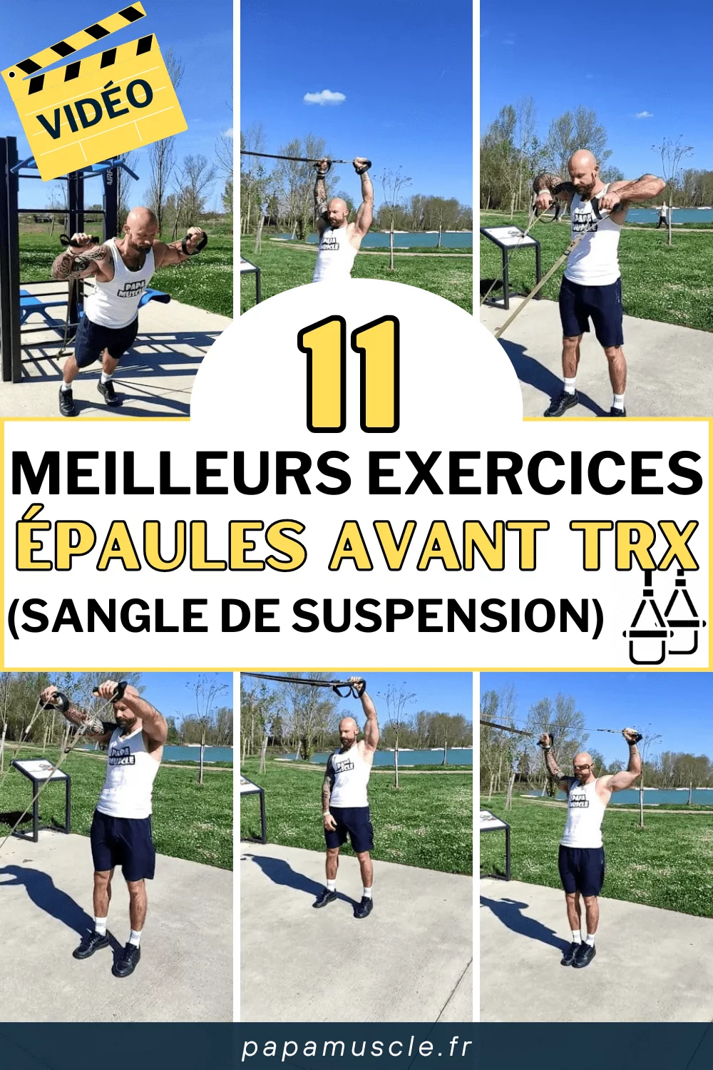 exercices épaules avant trx