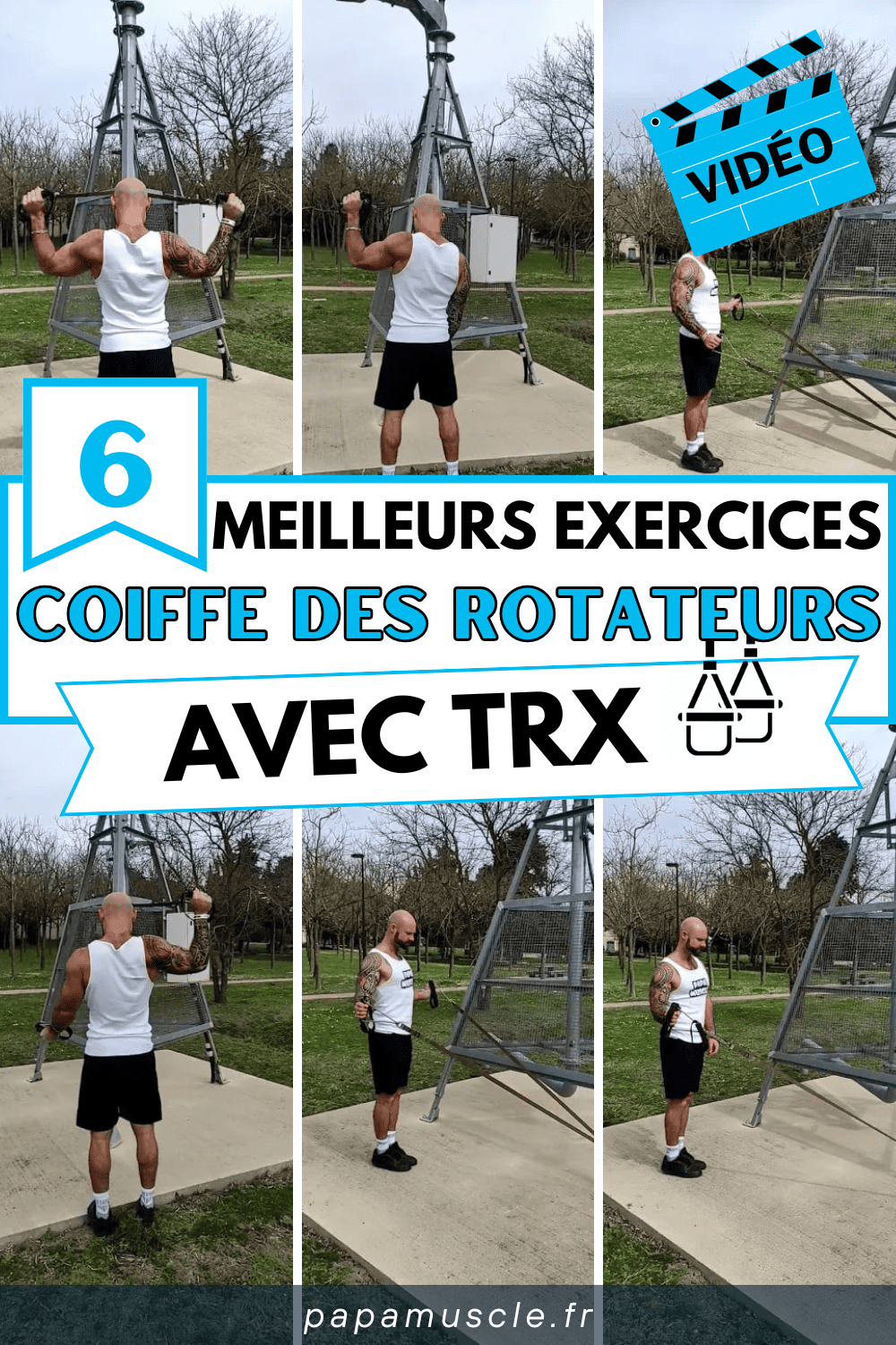 exercices coiffe des rotateurs trx